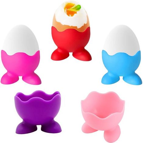 Eierbecher – 5er-set – Eierhalter – Hübsches Design