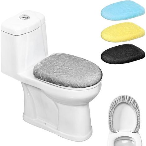 4-teiliges Wc-sitzbezug-set – Weich Und Bequem – Passend Für Die Meisten Wc-sitz