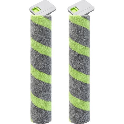 Set Mit 2 Luxuriösen Ersatzbürstenwalzen – 31 Cm – Grau/grün
