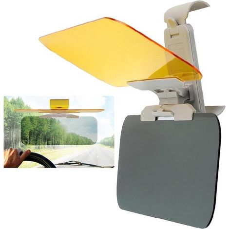 2-in-1-auto-sonnenschutz – 32 X 12 Cm – Blendschutz – Tag-/nachtsicht