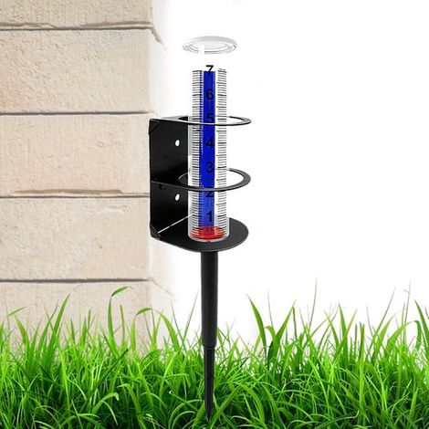 Regenmesser Mit Erdspieß – 18 Cm – Gartenregenmesser – Für Bauernhöfe, Gewächshäuser, Terrassen, Balkone, Wetter- Und Gartenliebhaber Sowie Hausbesitzer
