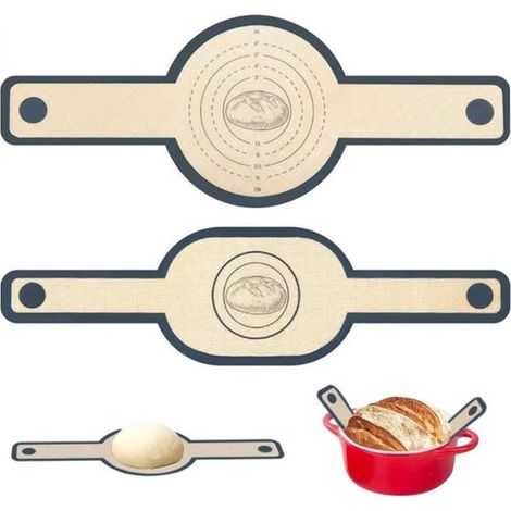 Silikon-backmatte Und Brotrost – 2er-set – Multifunktionale Backmatte Für Gusseiserne Auflaufformen