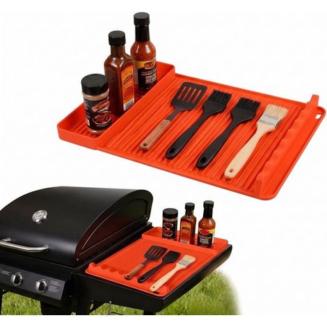 Silikon-grilltischmatte – 40,5 X 29,2 Cm – Orange