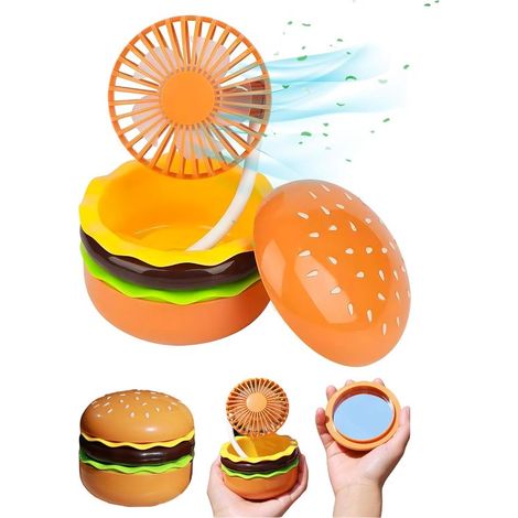 Hamburger-ventilator – Tischventilator – Eingebauter, Verdeckter Spiegel