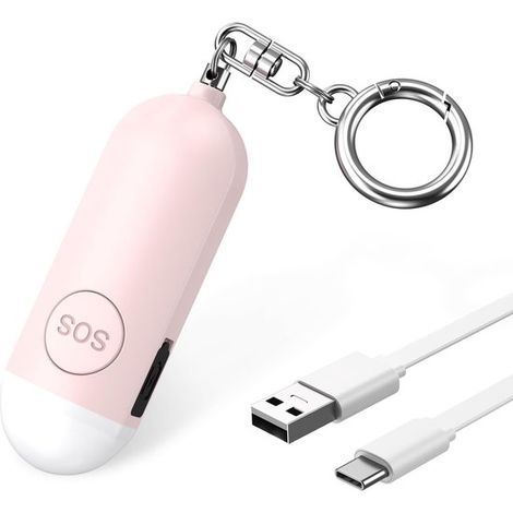 Persönlicher Alarm – Taschenalarm – Leistungsstarker 130-db-ton Und Blinklicht