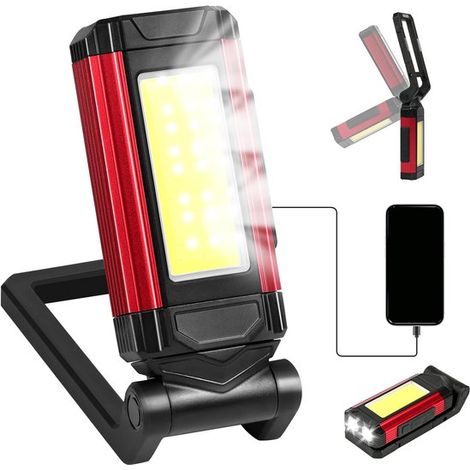 Led-arbeitsleuchte – Taschenlampe – Verstellbar