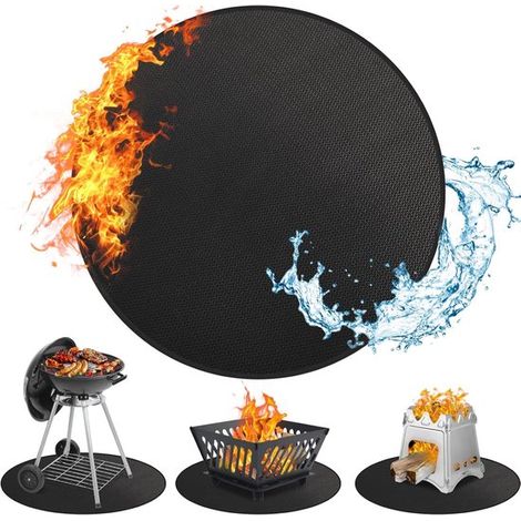 Runde Grillmatte – 120 Cm – Bodenmatte – Optimaler Bodenschutz