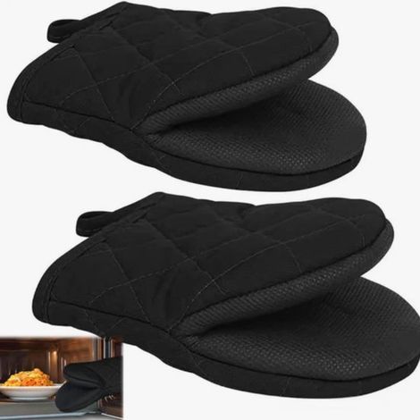 Küchenhandschuhe Aus Baumwolle – 2er-pack – Kurze Handschuhe – Hitzebeständig