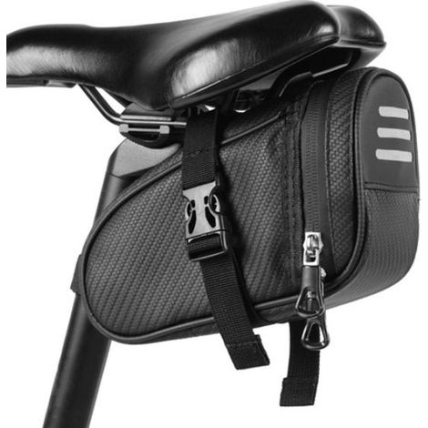 Rennrad-satteltasche – 19,5 X 9 X 10,5 Cm – Wasserdicht – Mit Reflektorstreifen