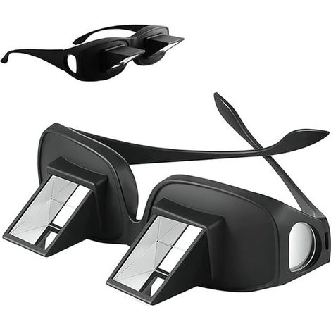 Horizontale Korrekturbrille Zum Lesen Und Fernsehen Im Liegen – Schwarz