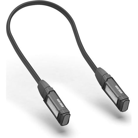Wiederaufladbare Usb-c-arbeitsleuchte – Schwarz – Schreibtischlampe – Freihändige Lampe Mit Abnehmbaren Magnetköpfen (400 Lumen)