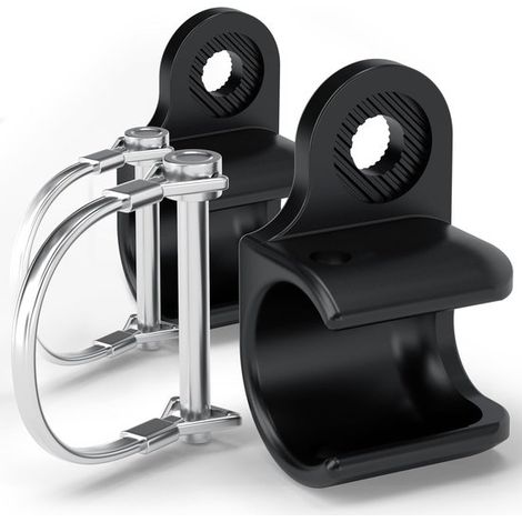 Fahrradanhängerkupplung – 2-teilig – 66 X 39 X 33 Mm – Schwarz – Thule-kompatibel – Inkl. Sicherheitsstifte