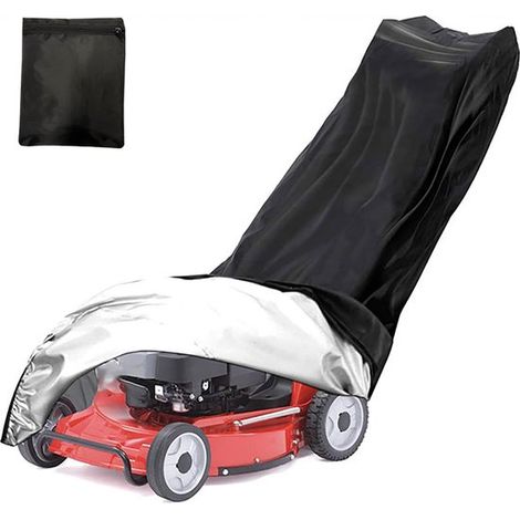 Rasenmäherabdeckung – 195 X 108 X 66 Cm – Wasserdichte Abdeckung Für Handrasenmäher – Mit Kordelzug Und Tragetasche