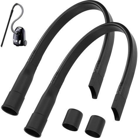 Flexibles Werkzeug Für Enge Stellen – 2er-pack – Extra Lang (62 Cm) – Universeller Staubsaugeraufsatz (32/35 Mm) – Schwarz