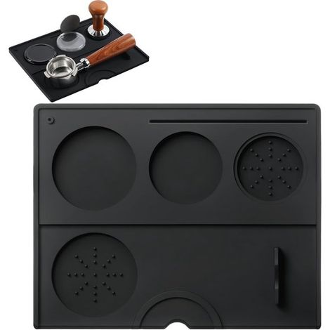 Silikon-tampingmatte Für Espresso 25 X 20 Cm - Rutschfeste Tampermatte Für Baristas