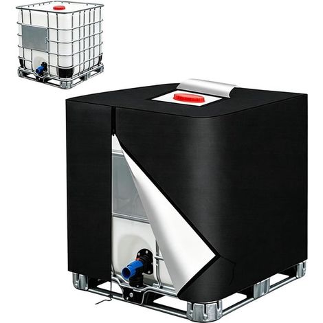 Ibc-tankabdeckung – 120 X 100 X 116 Cm – Sonnenschutz Und Wasserdichtigkeit Für Wassertanks – Verhindert Algenwachstum