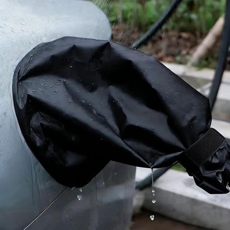 Regenschutz Für Ladegerät Für Elektrofahrzeuge – Schwarz – Magnetischer Regenschutz – Wasserdichte Schutzhülle Für Ladegerät