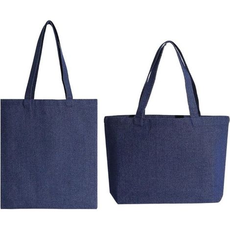 2 Einkaufstaschen Mit Henkeln – Maximale Traglast: 10 Kg – Maße: 35 X 40 Cm Und 40 X 30 X 10 Cm – Einkaufstaschen – Tragetasche
