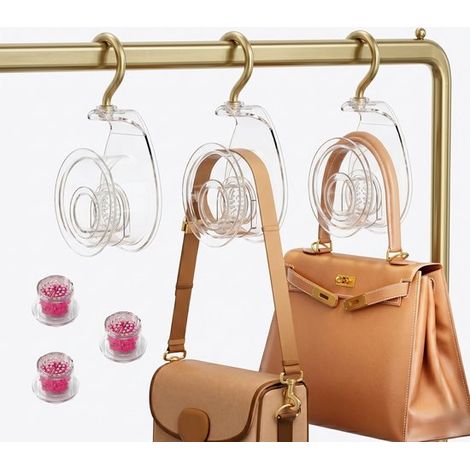 Kleidertaschenhalter Mit Herausnehmbarem Parfümbehälter – 3er-set – Transparent