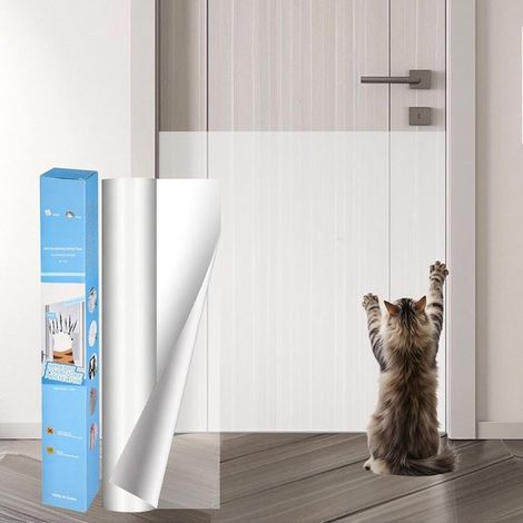 Kratzschutzfolien Für Katzen Und Hunde – Xl-rolle 45 X 500 Cm – Transparent – Klarer Möbelschutz – Selbstklebend