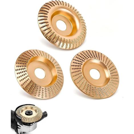 Set Mit 3 Holzschleifscheiben - 16 Mm Innendurchmesser - Geeignet Für 115 Mm Und 125 Mm Winkelschleifer