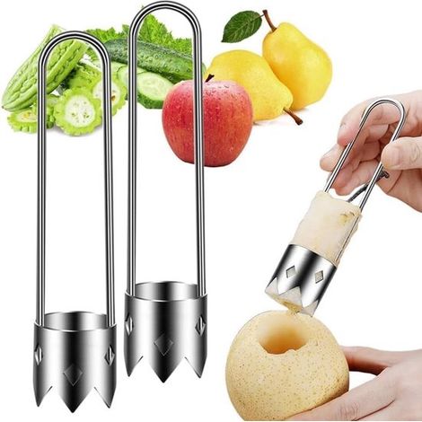 Apfelentkerner – 2er-set – 3,5 Cm Apfelentkerner – 16 Cm – Gemüseschneider – Edelstahl Sus 304