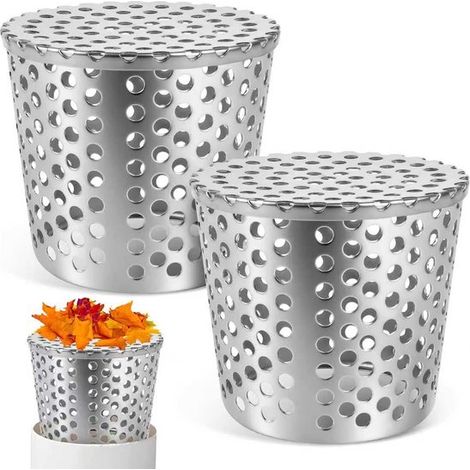 2 Abflussfilter – 75–90 Mm – Laubfilter Für Dachrinnen – Dachrinnenschutz