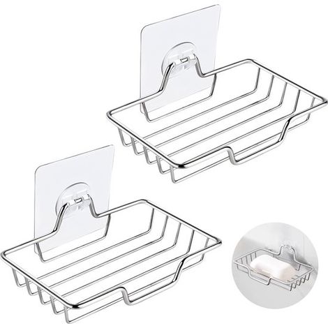 2er-set Seifenschalen – Hängende Seifenschale – Aufkleber