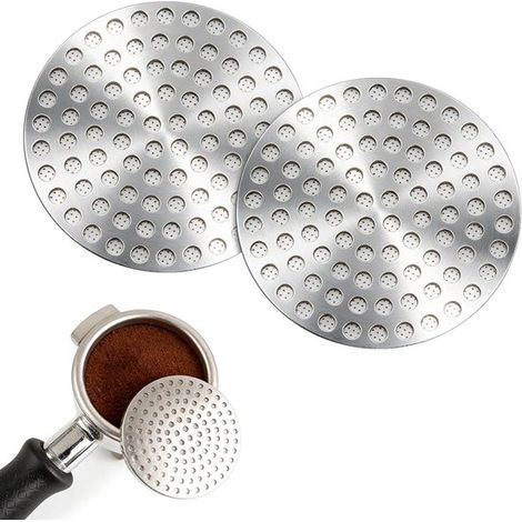 Kaffeefilter (51 Mm) – 2er-pack – Kompatibel Mit 54-mm-siebträger – 0,8 Mm Dick – Espressofilter – Doppellagig