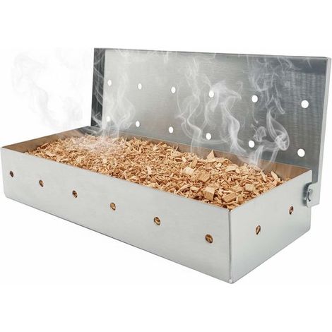 Räucherbox – Leere Edelstahl-räucherbox – Rauchgenerator – Räucherbox Für Holzspäne Für Gas- Und Holzkohlegrills