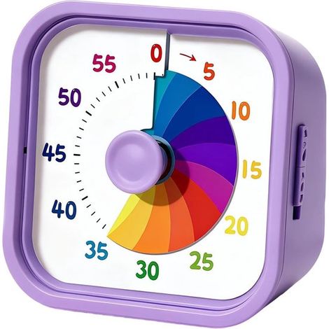 Timer - Lila - Visueller Timer Für Kinder - Küchentimer
