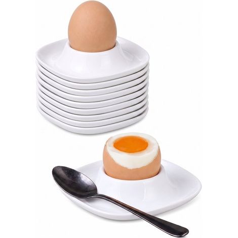 Eierbecher – 10er-set – 10 Cm – Weiß