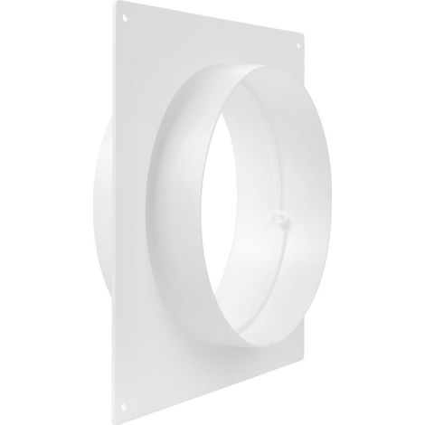 Anschlussstück Für Klimaanlagen-abluftschlauch – 150 Mm – 200 X 200 Mm – Weiß