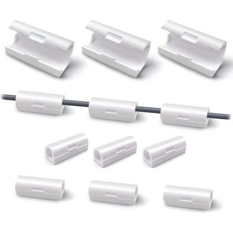 Selbstklebende Kabelbinder – 40er-packung – Weiß – Kabelbinder