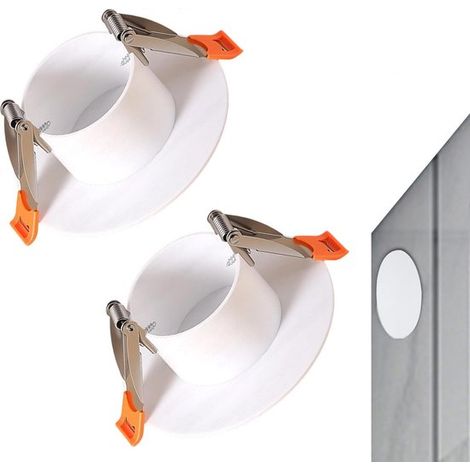 Runde Abs-abdeckplatte Für Deckenöffnungen – Durchmesser: 13,4 Cm – Geeignet Für Wandöffnungen Von 86 Bis 125 Mm