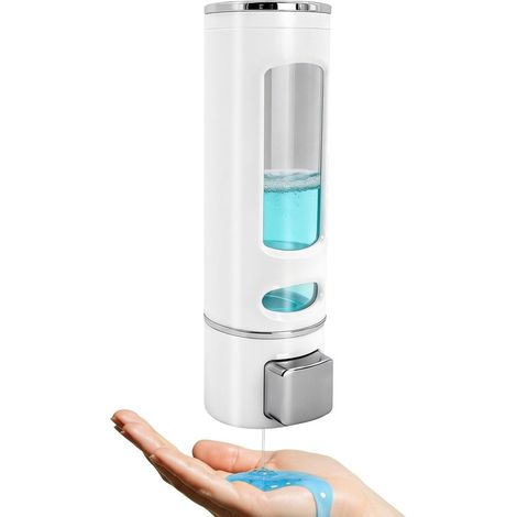 Wandseifenspender – 400 Ml – Weiß – Einzelkammer – Nachfüllbar