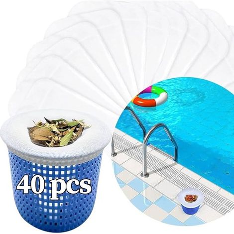 Oberflächennetz – 40 Stück – 22 X 13 Cm – Filtersocken – Wiederverwendbarer Filter