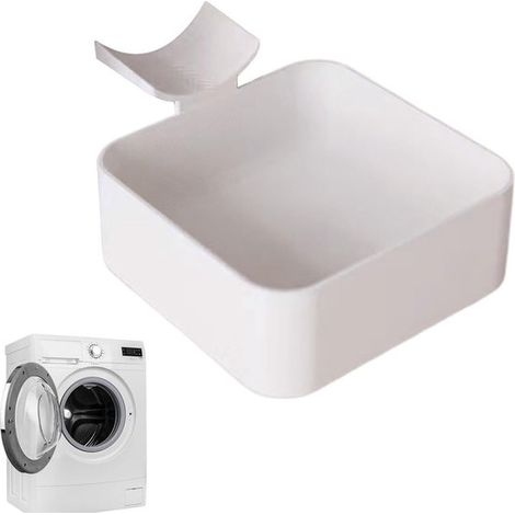 Auffangschale Für Waschmaschinenwasser – 12 X 12 X 4,5 Cm – Ablaufschale – Universelle Schale Zur Filterreinigung