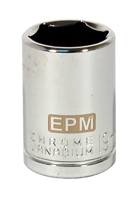 Kurzer Steckschlüssel 1/2'' 6-winkel Chrom 11mm - E-400-1011
