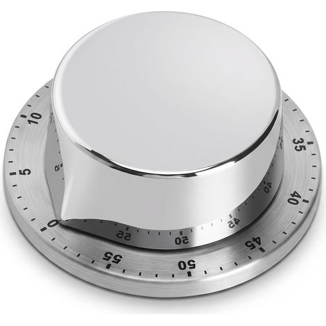 Magnetischer Mechanischer Küchentimer Aus Edelstahl 304, 72 Db Alarm - Mmcd-zgl-05451