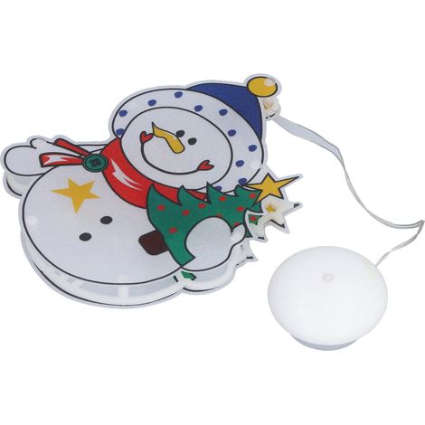 Led-fensterleuchte, Schneemannform - Mmcd-zgl-05113