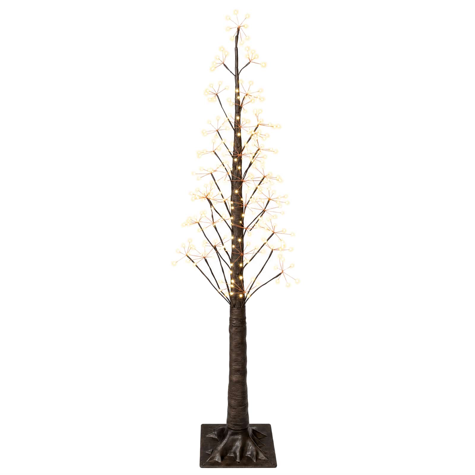 Sternen-weihnachtsbaum Braun 150 Cm Kunststoff 304 Leds Vidaxl