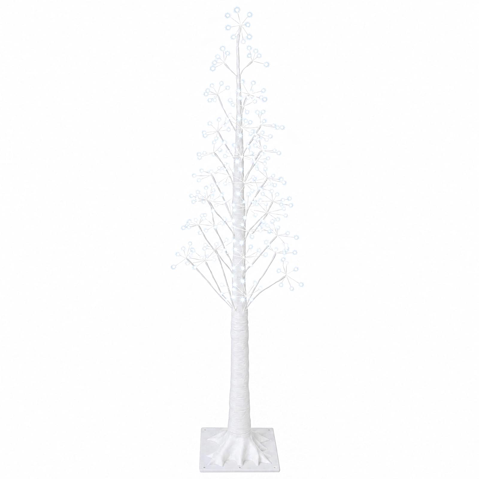 Sternen-weihnachtsbaum Weiß 17 X 17 X 150 Cm Kunststoff Vidaxl