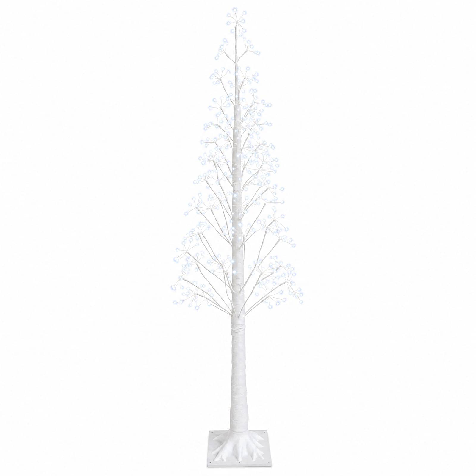 Sternen-weihnachtsbaum Weiß 17 X 17 X 180 Cm Kunststoff Vidaxl