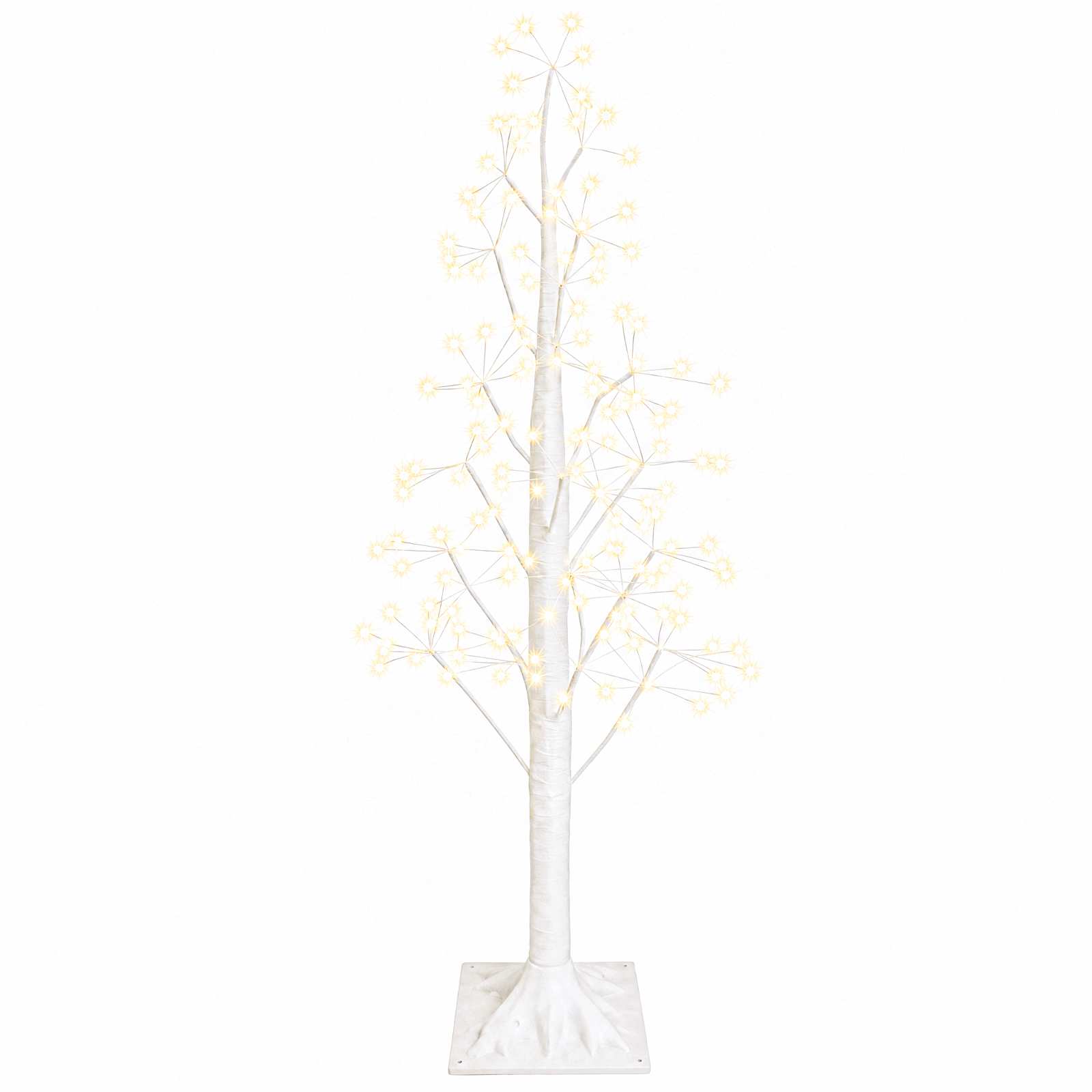 Sternen-weihnachtsbaum Weiß 17 X 17 X 120 Cm Kunststoff Vidaxl