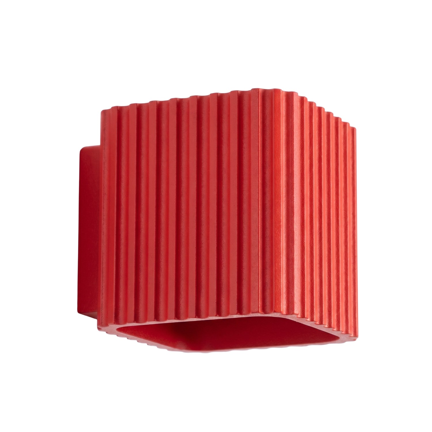 Wandleuchte Riff Rot Aluminium 1xg9 10cm Sollux