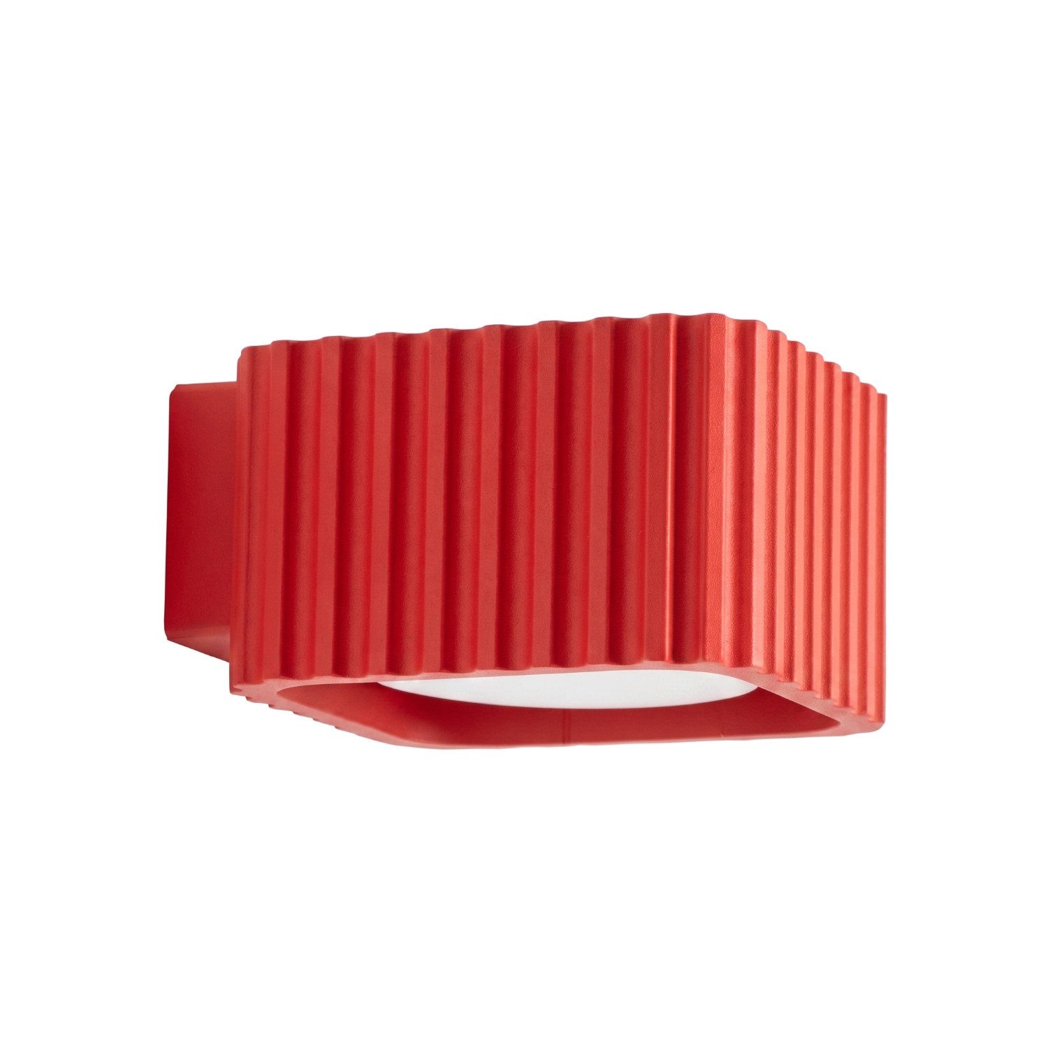 Wandleuchte Riff Rot Aluminium 1xgx53 10cm Sollux