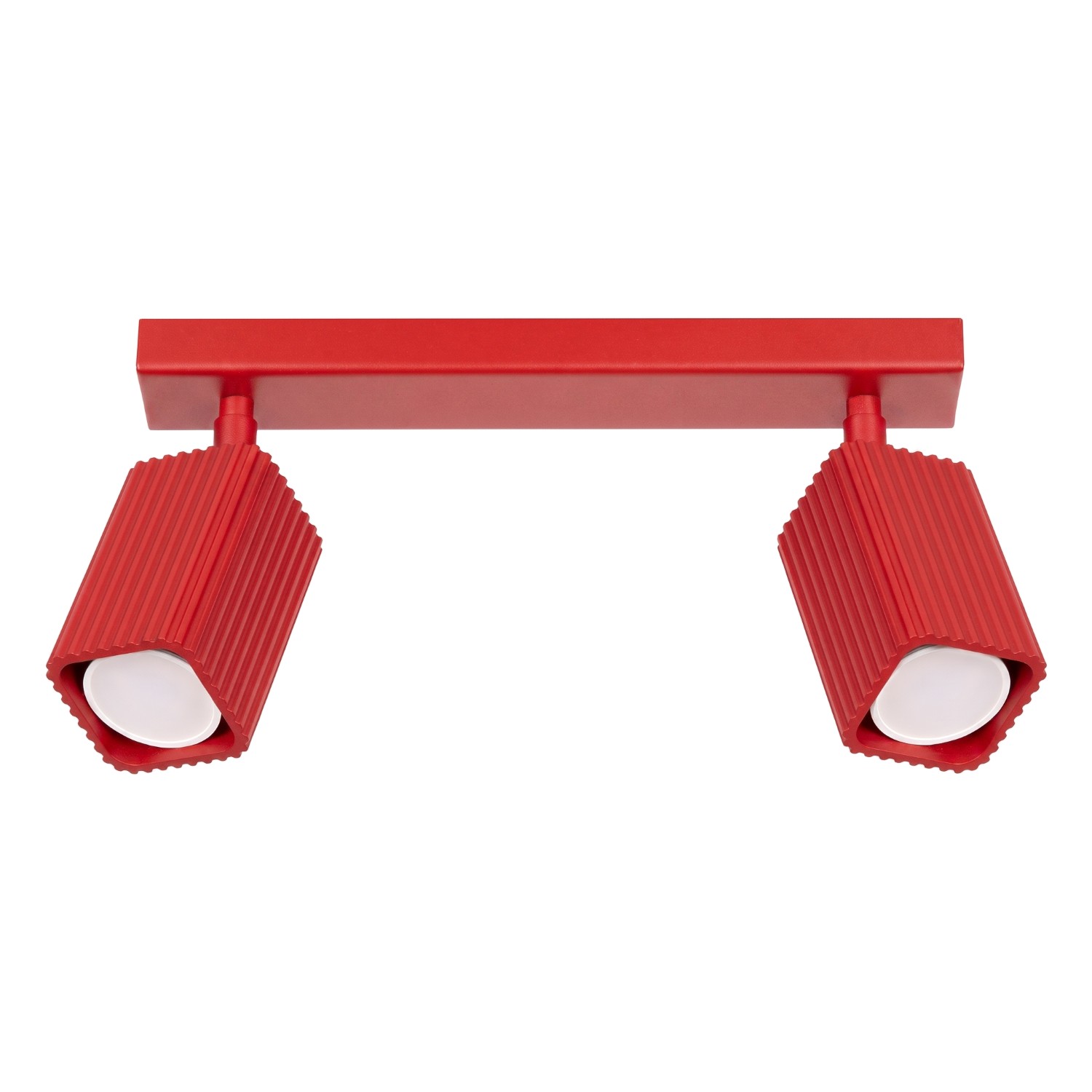Deckenleuchte Rayo 2 Rot Aluminium 2xgu10 30cm Sollux