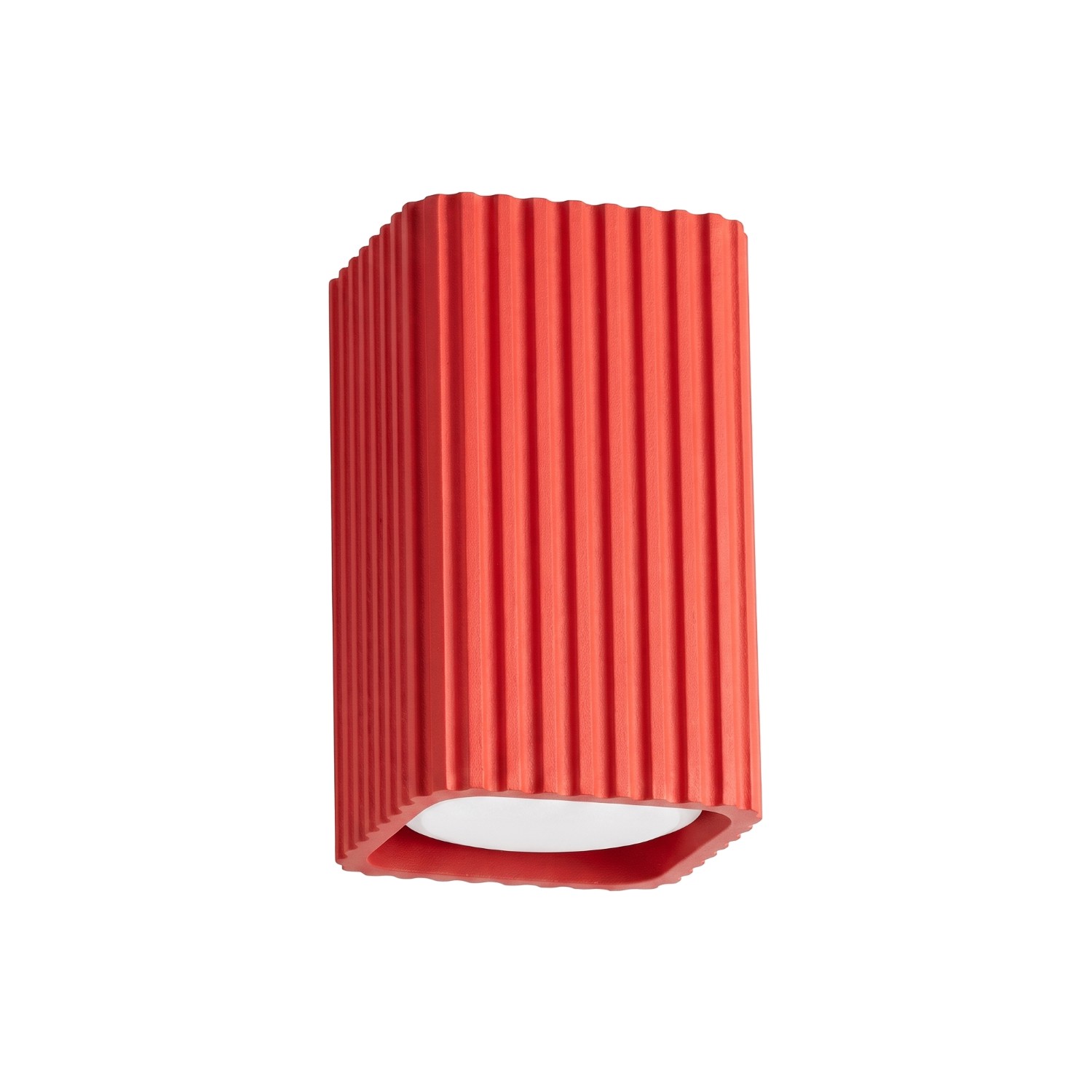 Deckenleuchte Rayo 10 Rot Aluminium 1xgu10 6cm Sollux