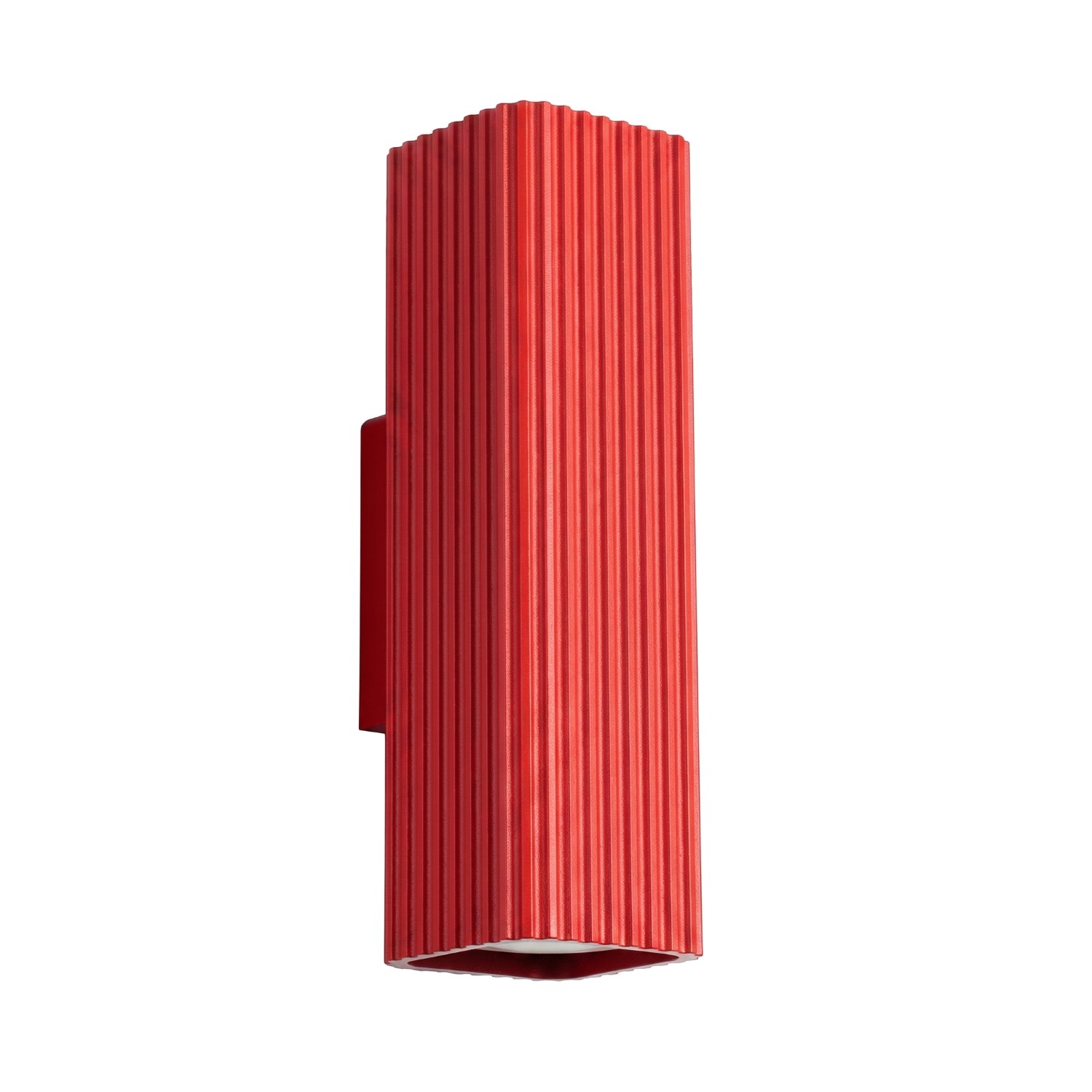 Wandleuchte Rayo 20 Rot Aluminium 2xgu10 6cm Sollux